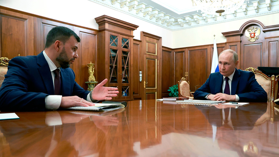 Путин обсудил с Пушилиным экономику ДНР и развитие Азовской акватории