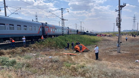 Попавший в ДТП с поездом водитель «Камаза» под Волгоградом проехал на красный