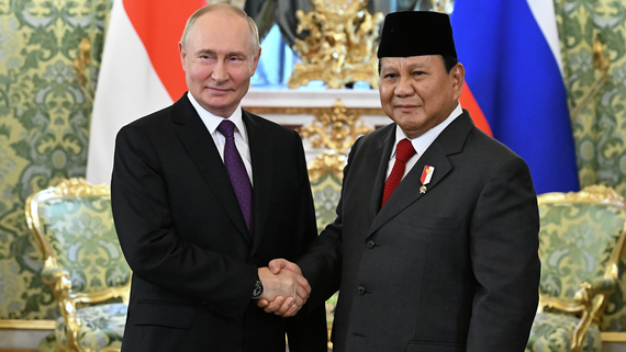 Путин встретился с избранным президентом Индонезии Субианто в Кремле