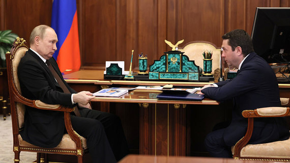 Путин провел рабочую встречу с губернатором Мурманской области Чибисом