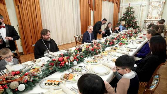 Как Владимир Путин встретил Рождество