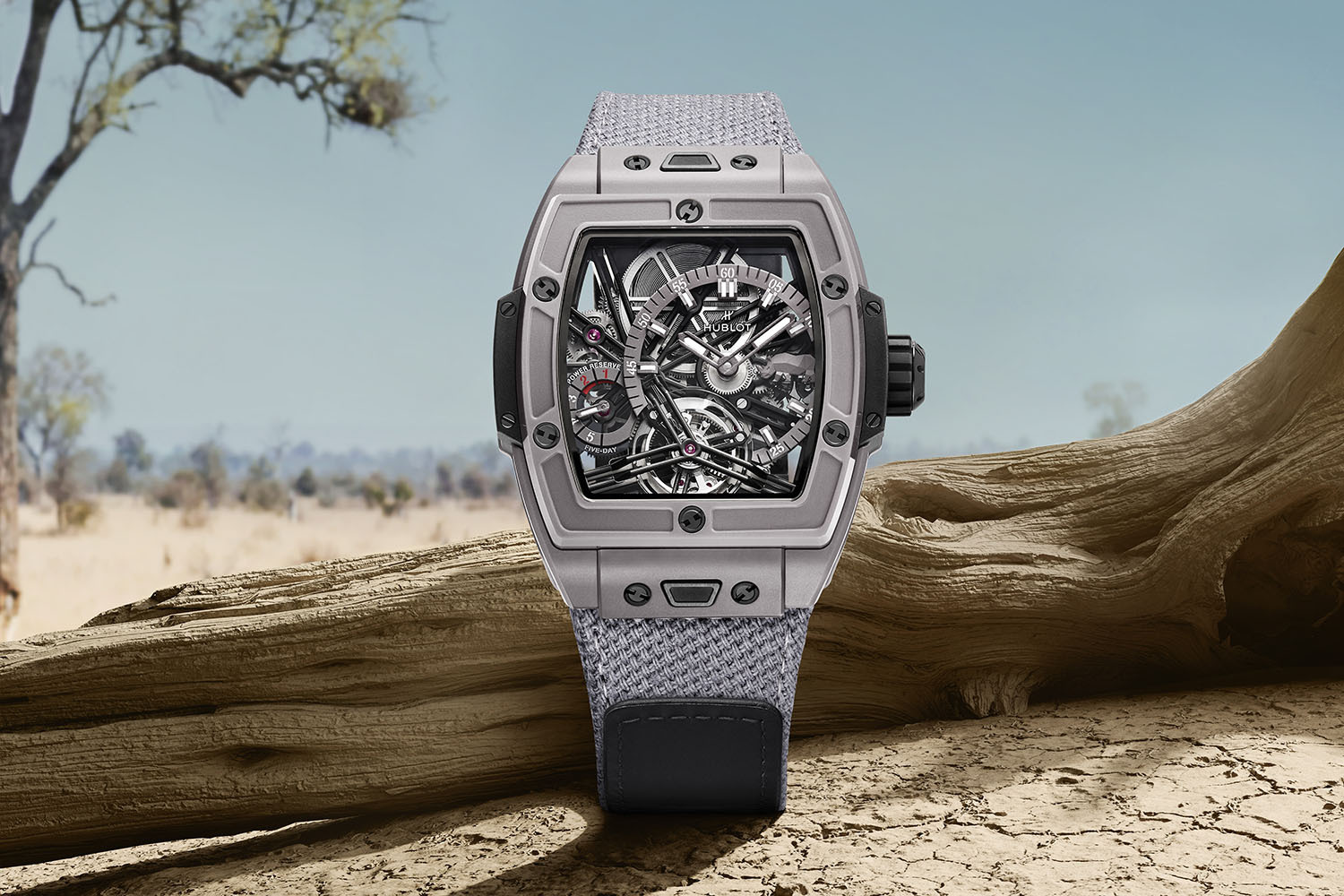 Модель из лимитированной серии часов Spirit of Big Bang Tourbillon 5-Day Power Reserve Sorai