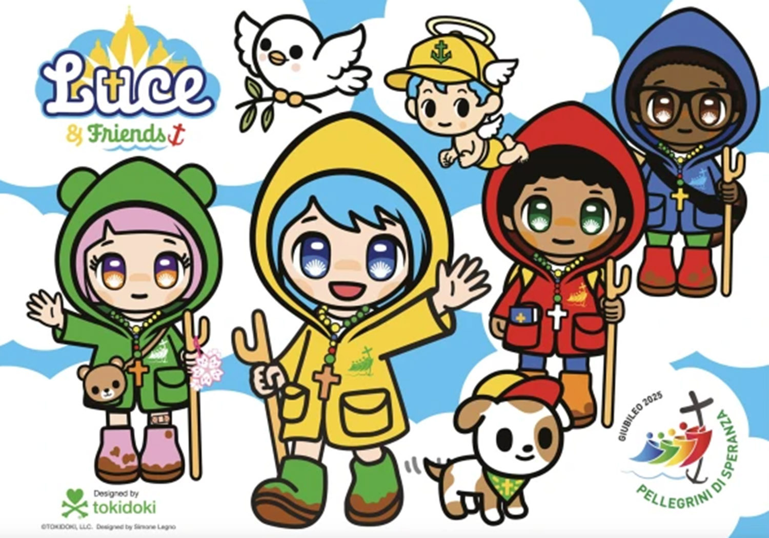 Аниме-маскота Люче и ее друзей нарисовал художник Симоне Леньо