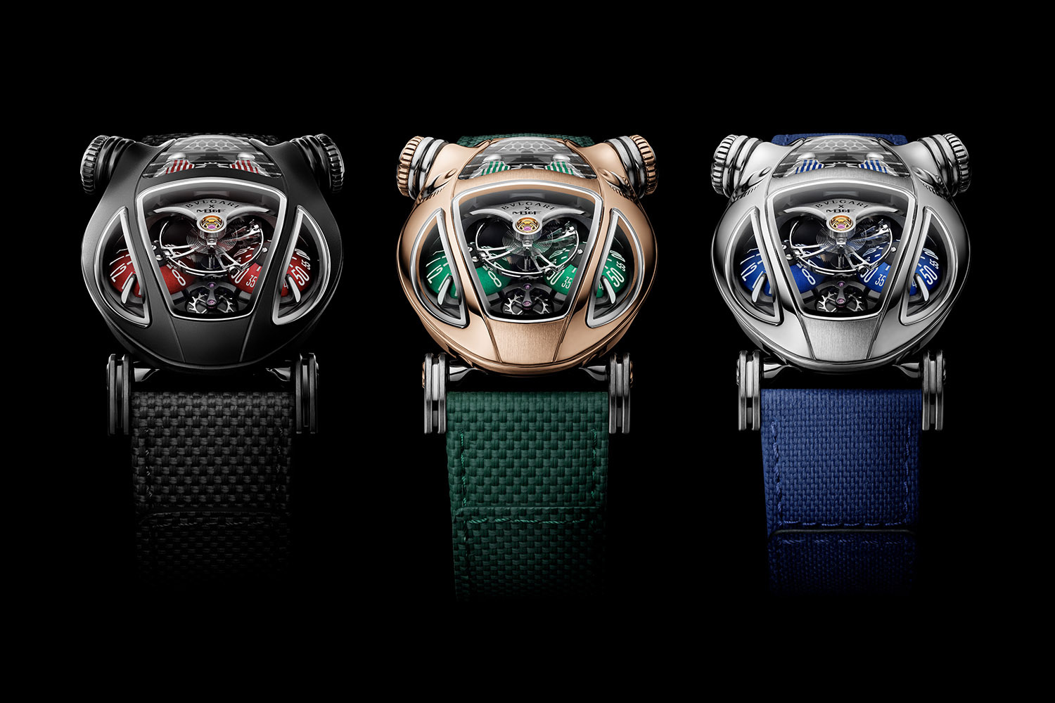 Часы Bvlgari x MB&amp;F Serpenti представлены тремя лимитированными сериями по 33 экземпляра каждая