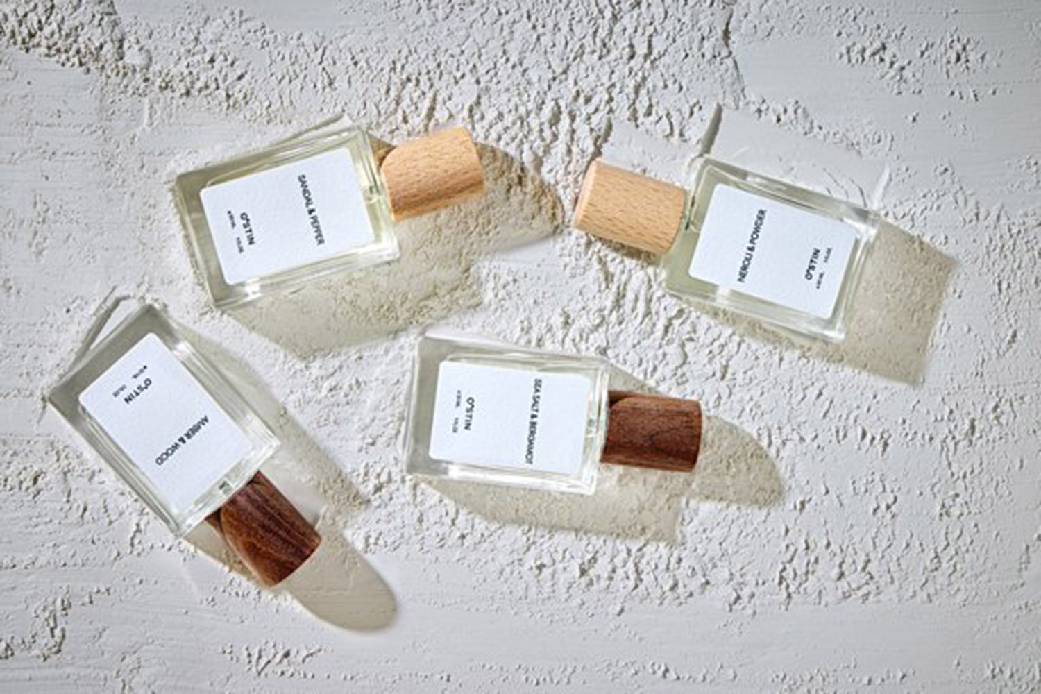 Парфюмерная коллекция O`stin состоит из четырех ароматов унисекс