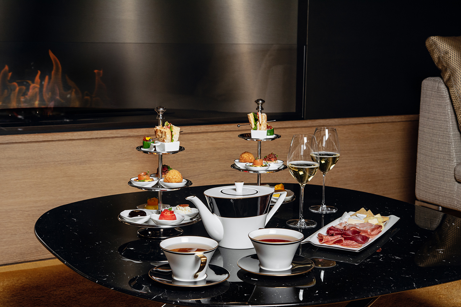 Чаепитие в Stella di Mosca в итальянских интерьерах отеля