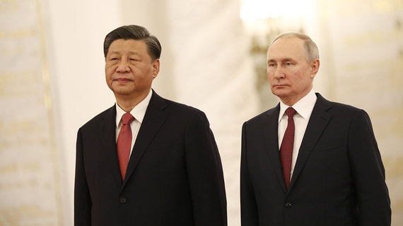 Си Цзиньпин прибыл в Кремль для переговоров с Путиным