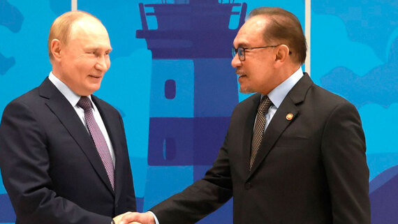 Путин встретится с премьером Малайзии Ибрагимом 14 мая