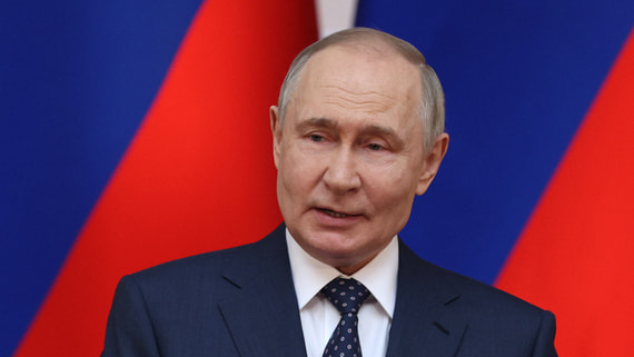 Путин посетил Курскую область