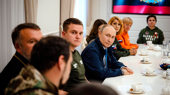Путин провел встречу с Хинштейном в Курской области