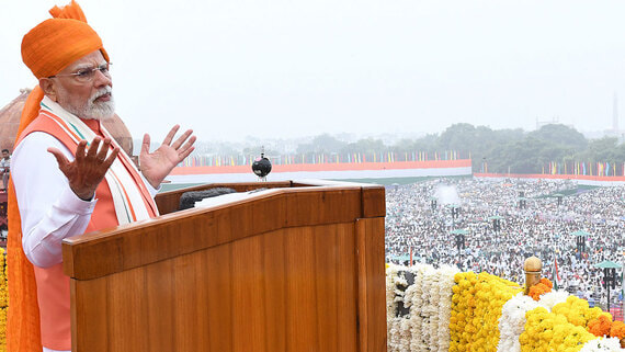 Путин поздравил Моди с днем рождения