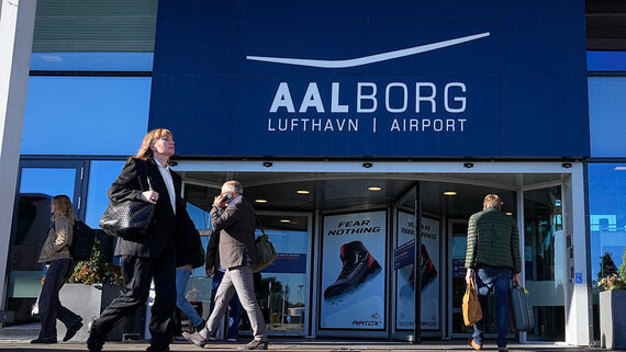 Дания закрывала воздушное пространство над аэропортом Ольборга