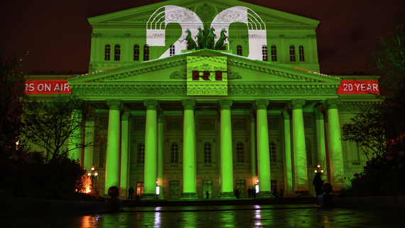 Путин поприветствовал гостей празднования юбилея RT в Большом театре