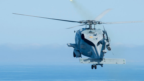 Вертолет и истребитель ВМС США упали в Южно-Китайском море