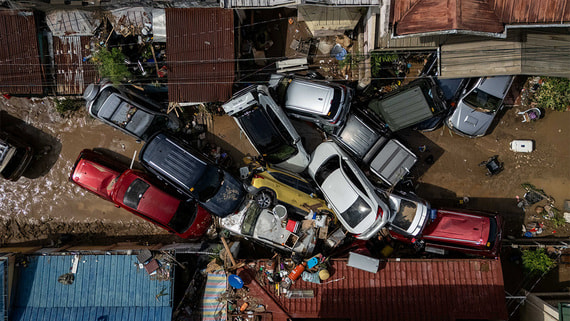 Путин выразил соболезнования президенту Филиппин в связи с жертвами тайфуна