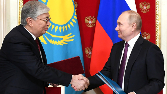 В Кремле началась встреча Путина и Токаева