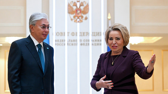 Президент Казахстана приехал в Совет Федерации