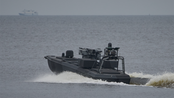 Румынские военные подорвали украинский дрон Sea Baby в Черном море