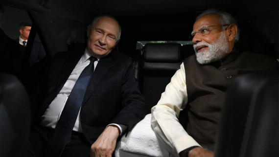 Путин и Моди начали неформальную встречу в резиденции индийского премьера