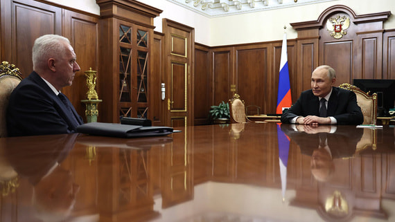 Путин принял в Кремле нового генпрокурора РФ Александра Гуцана