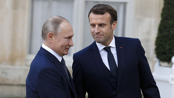Песков: разговор Путина с Макроном до конца недели не планируется
