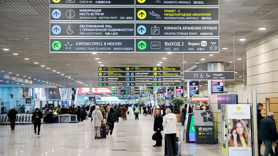 В московских аэропортах из-за снегопада отменили восемь рейсов