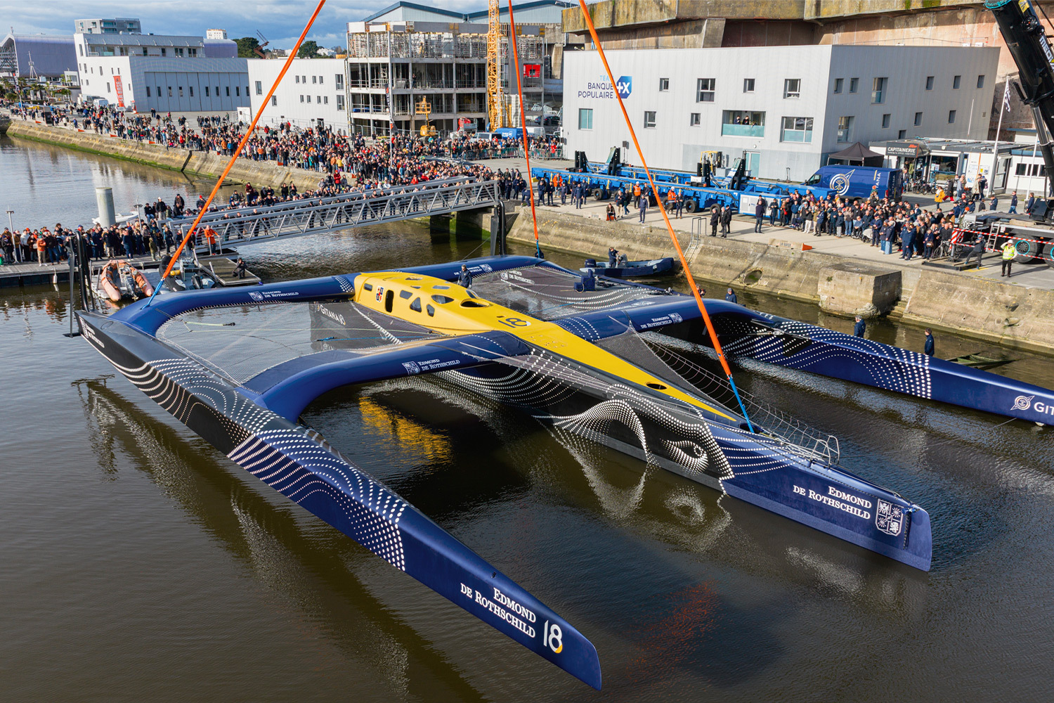 Полет над океаном: новый тримаран Ротшильдов Gitana 18