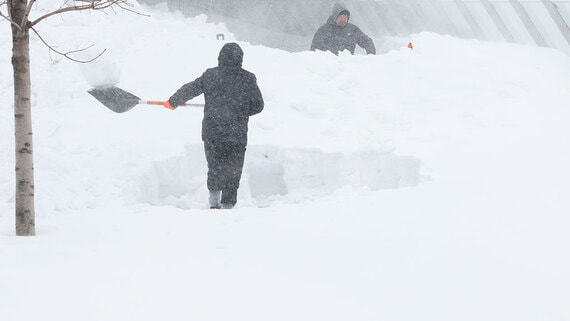 В Москве зафиксирована рекордная высота сугробов