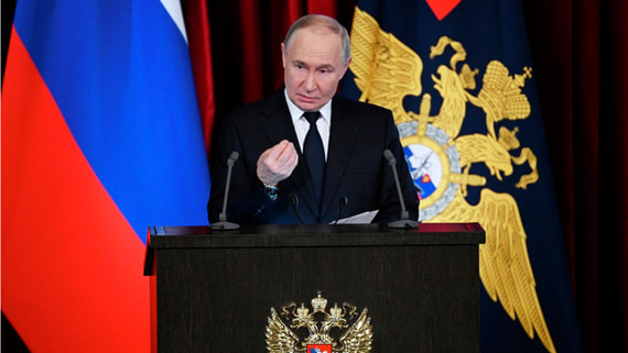 Путин обозначил ключевые задачи для МВД на заседании коллегии
