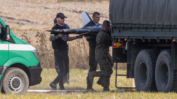 На шахте в Польше нашли боевой дрон