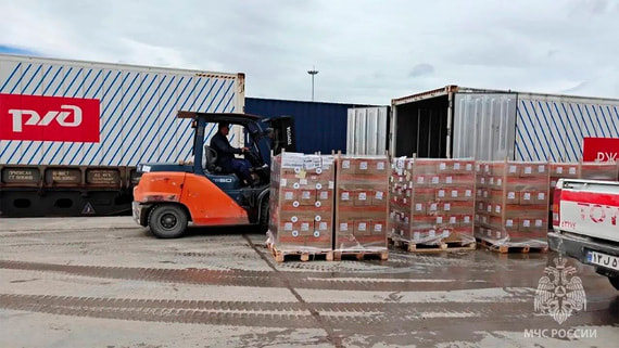 МЧС России передало Ирану более 300 т медикаментов