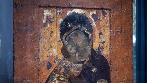 Владимирскую и Донскую иконы Богоматери передали храму Христа Спасителя