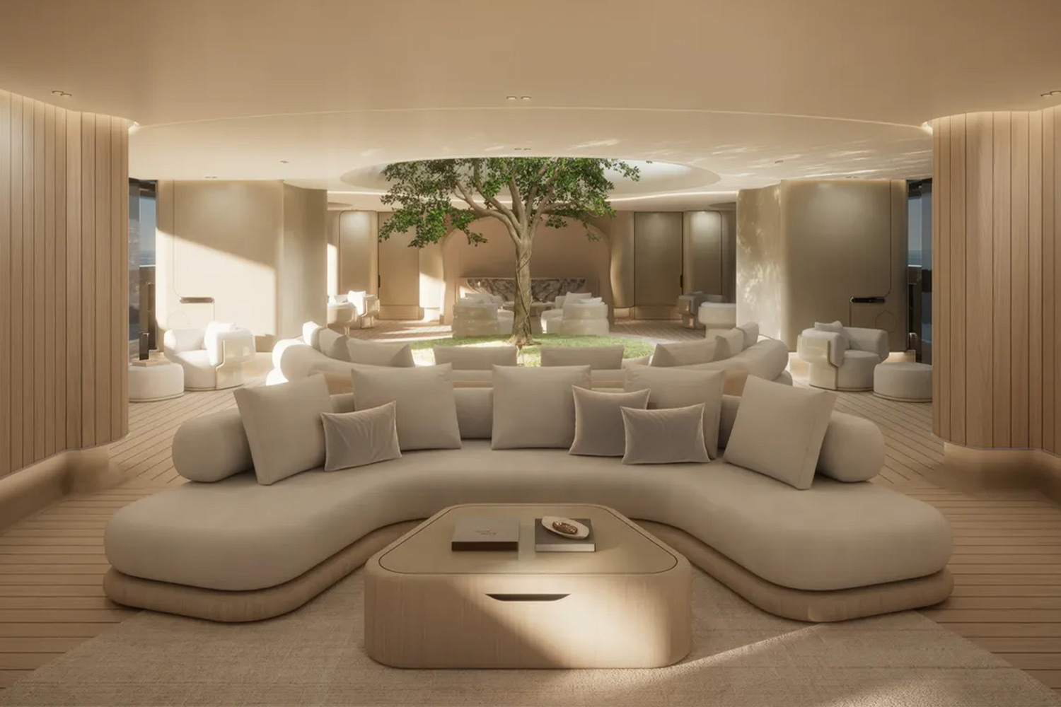 Пустить корни: яхта Virtuosity с живым деревом внутри