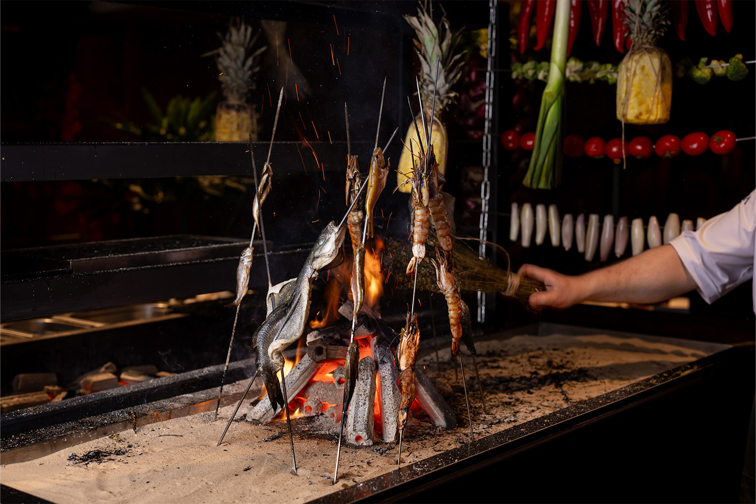 Ресторан Yuma: песчаный гриль и океан морепродуктов