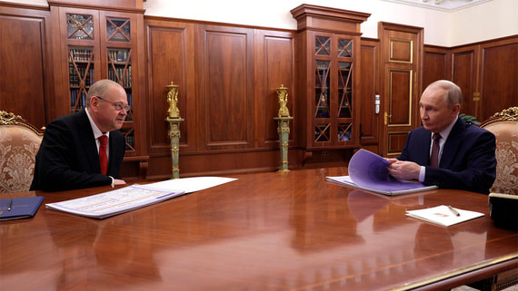 Путин обсудил с Мельниченко развитие экономики Пензенской области
