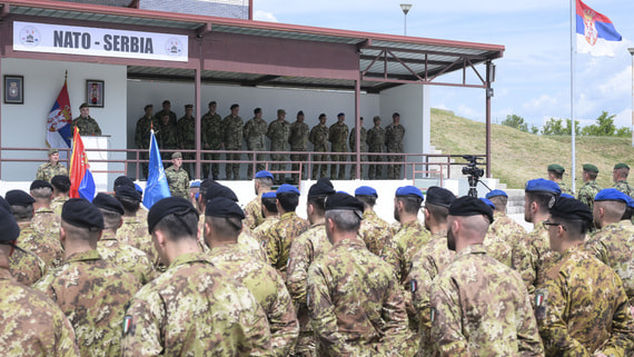 Сербия впервые провела военные учения с НАТО
