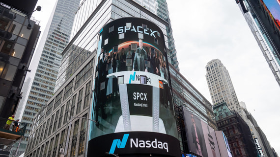 Капитализация SpaceX снизилась более чем на $550 млрд с рекордных максимумов