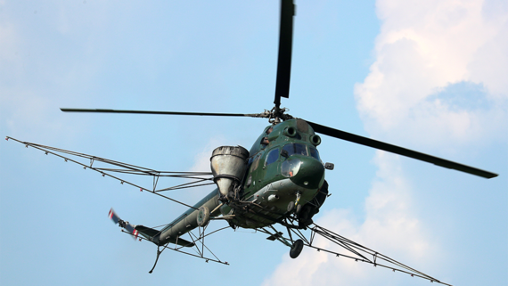 В Краснодарском крае разбился вертолет Ми-2