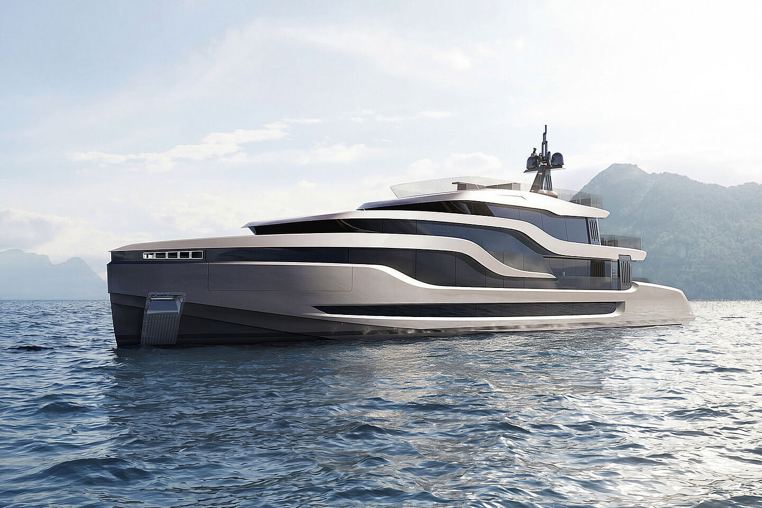 Легкая и быстрая: Amer Yachts представила новую суперъяхту из алюминия