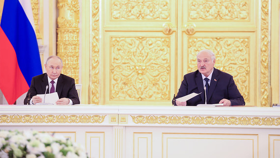 Путин поздравил Лукашенко с днем независимости Белоруссии