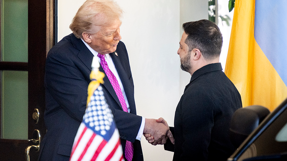 Трамп начал встречу с Зеленским в Белом доме
