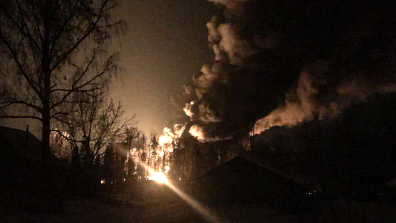 ВС России уничтожили резервуар с топливом в порту Одессы