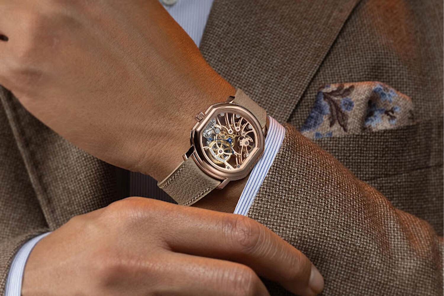 Под крылом LV: ультратонкие золотые часы Daniel Roth