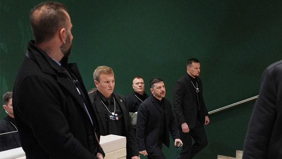 В Давосе началась встреча Трампа и Зеленского