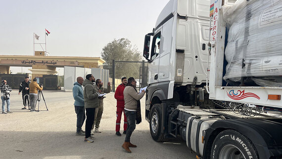 Пограничный переход «Рафах» открылся впервые с мая 2024 года